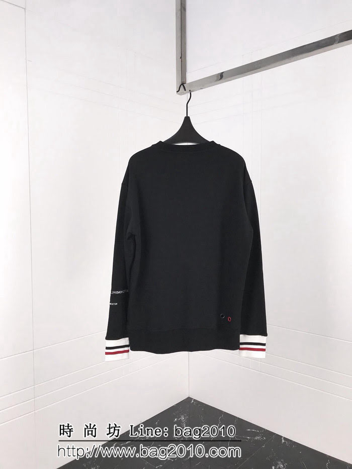 MONCLER蒙口 X 藤原浩聯名款 兩大品牌LOGO圖案刺繡設計 百搭款衛衣 情侶款 ydi1826